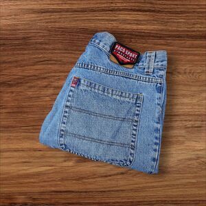 Vintage 90s Paco Sport Atmosphere Jeans Carpenter Denim Shorts Jorts Size 38 Men